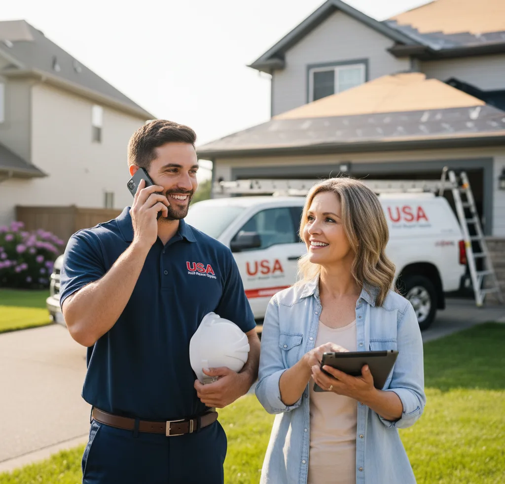 USA Roof Repair Experts customer support in Redford